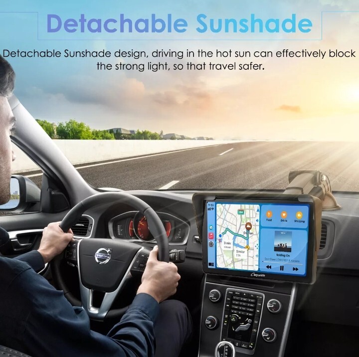 Carpuride C3 Wireless Apple Carplay Radio Car Stereo Touch Screen Android Auto