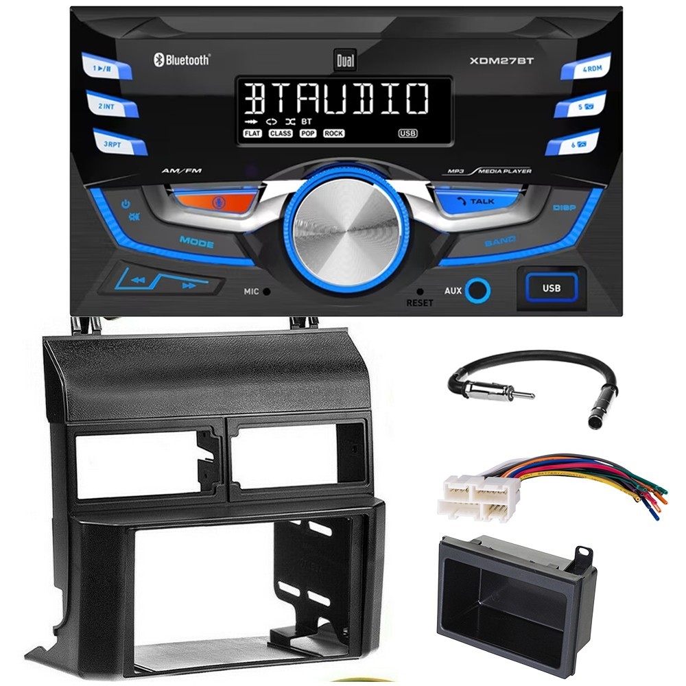 Dual XDM27BT AM/FM Radio Car Stereo kit for GM 1988-1994 Full Size C/K Truck