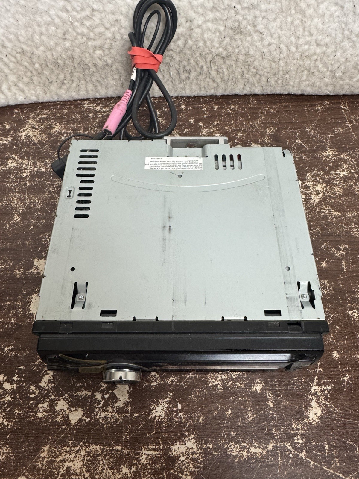 JVC Car Audio CD In-Dash Receiver Unit WITH REMOTE Model: KD-R730BT Tested Works