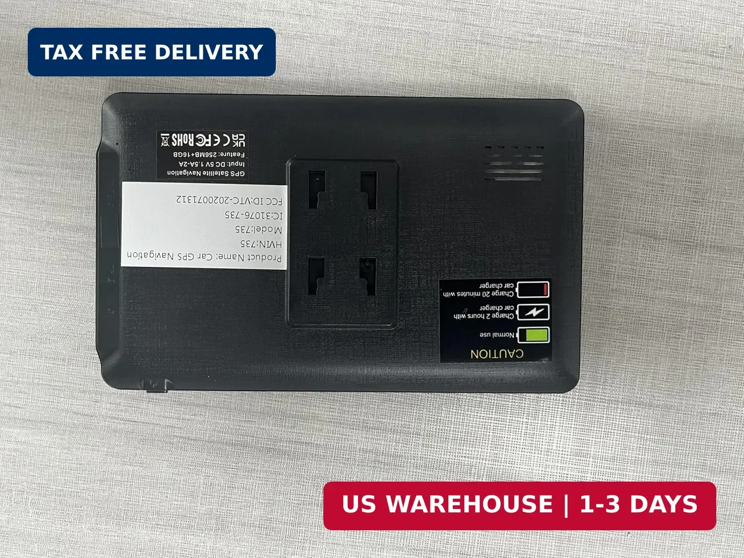 GPS Navigator for Car Truck RV, Latest 2025 Map, 7 inch Touch Screen Real Voice