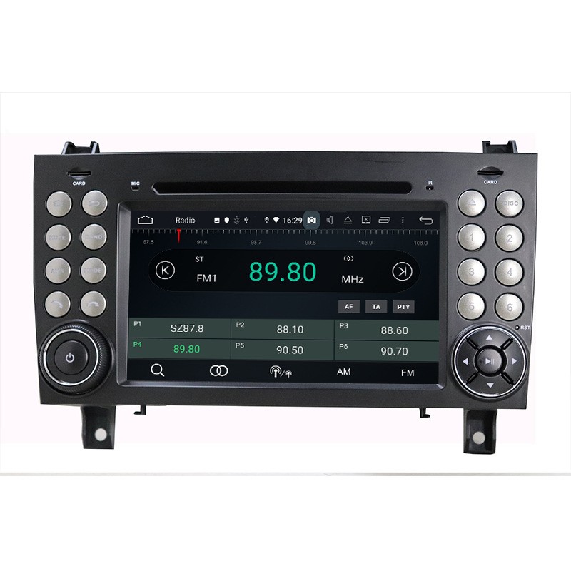 7″ Android 14 Car Radio For Mercedes-Benz SLK R171 2004-2012 GPS Carplay 4+64G
