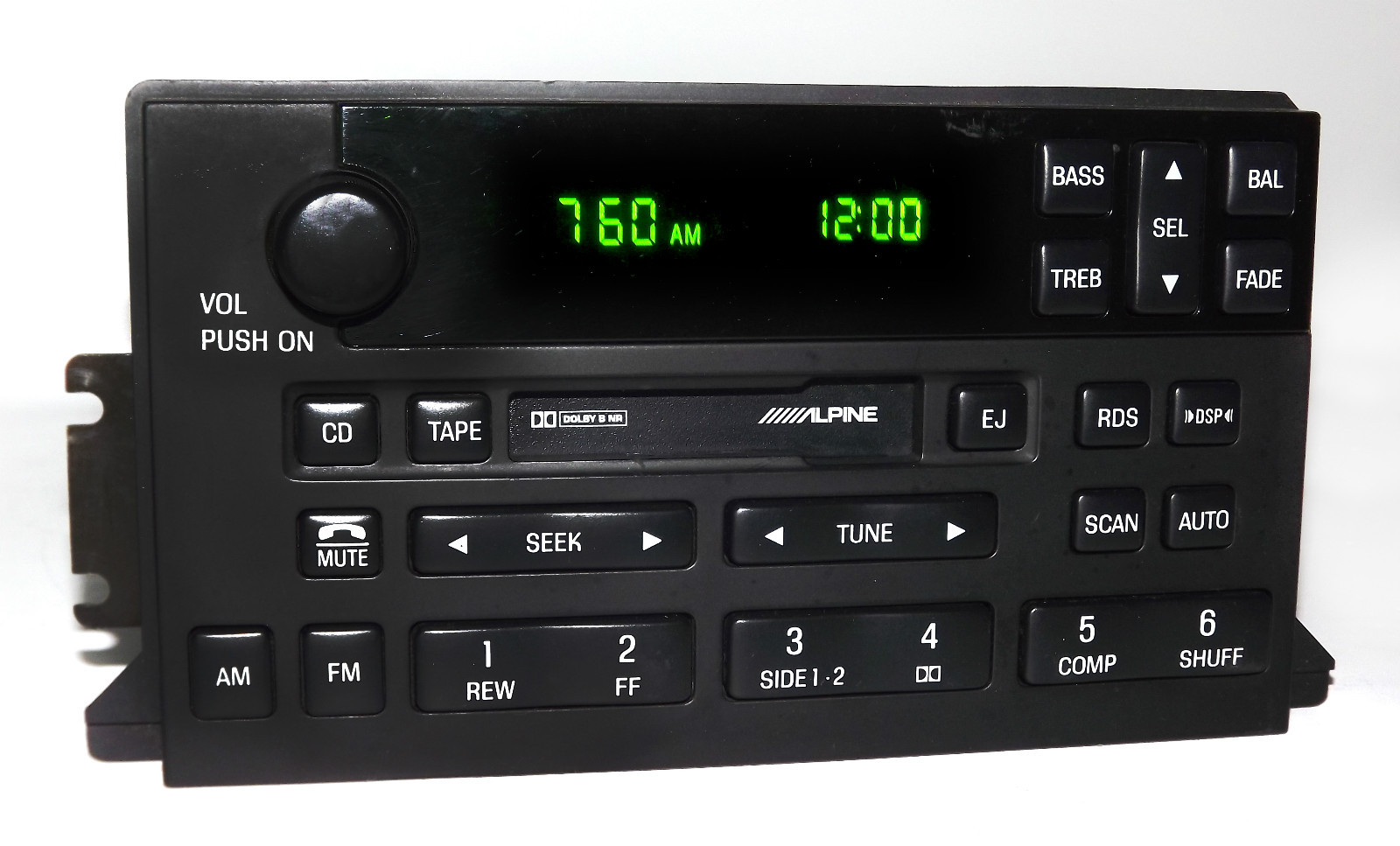 1999 – 2002 Lincoln Continental AM FM Cassette with CD Control YF3F-18C870-BA