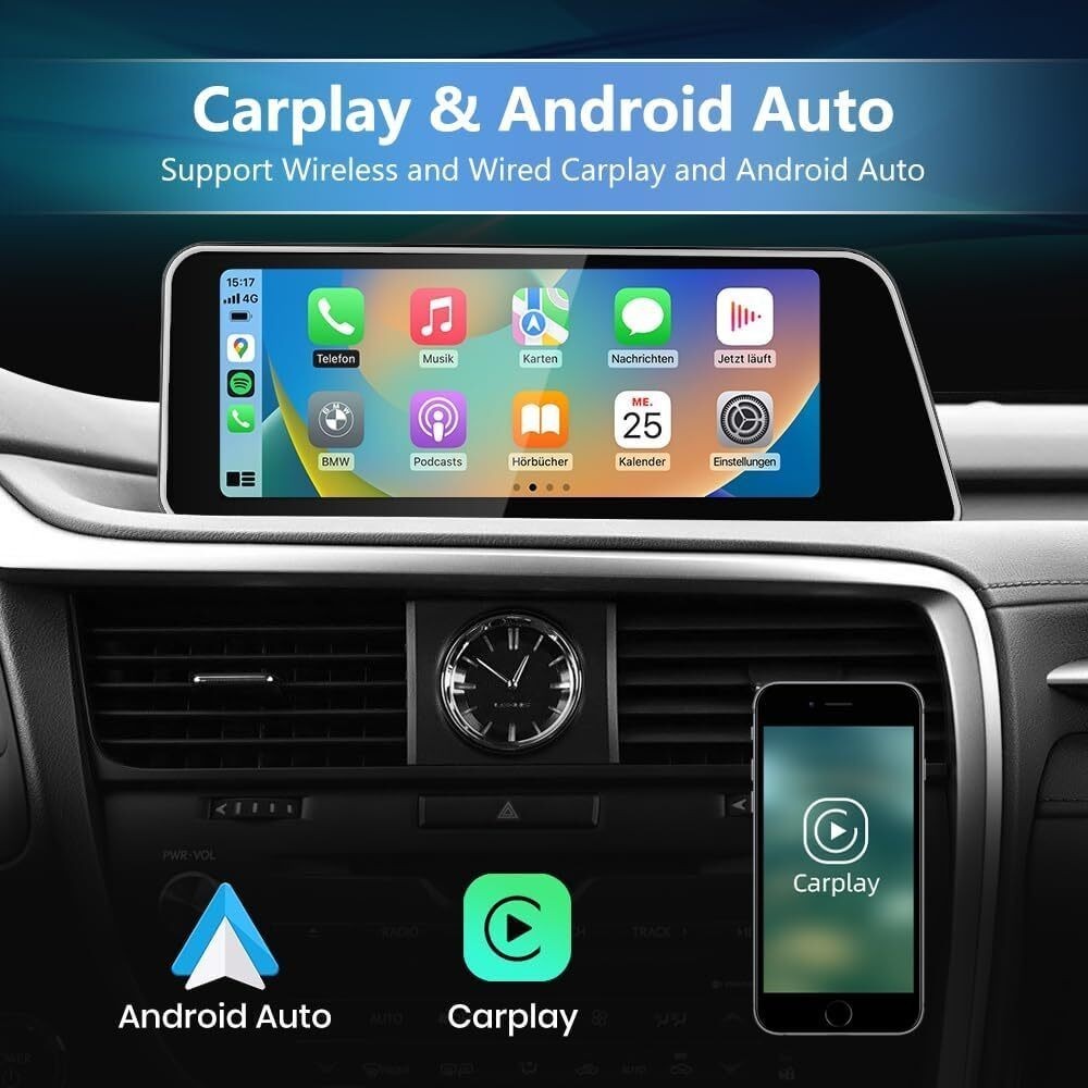 12.3″ Android 13 Car Radio Stereo GPS Maps Navi Carplay For Lexus RX 2016-2019
