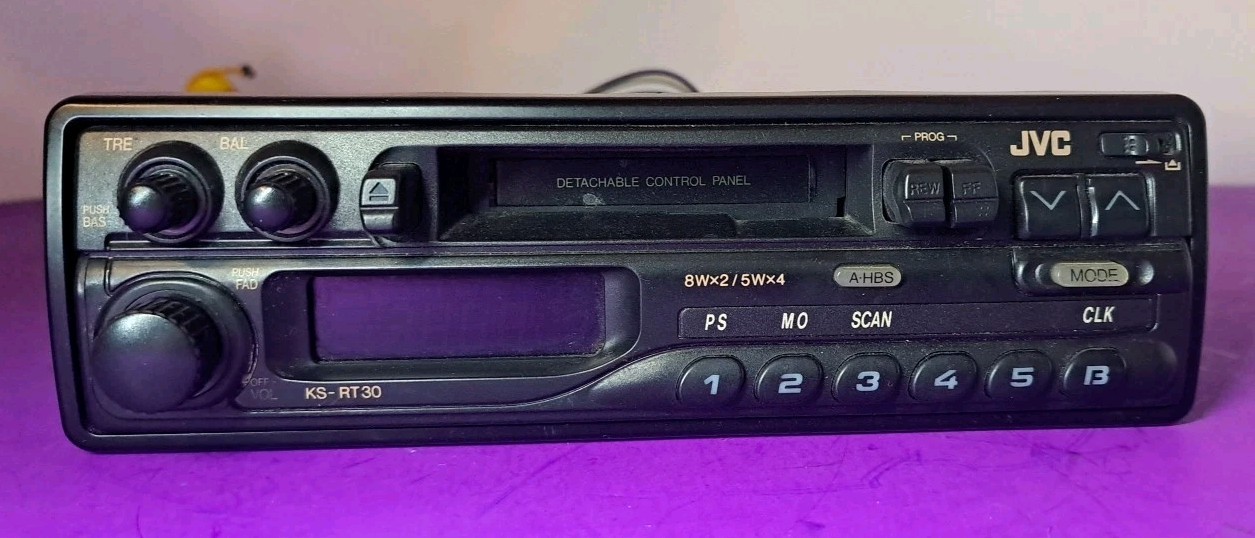 Car Radio JVC KS RT30 2×8 4x 5 Watt for Vintage Car Tested and Working