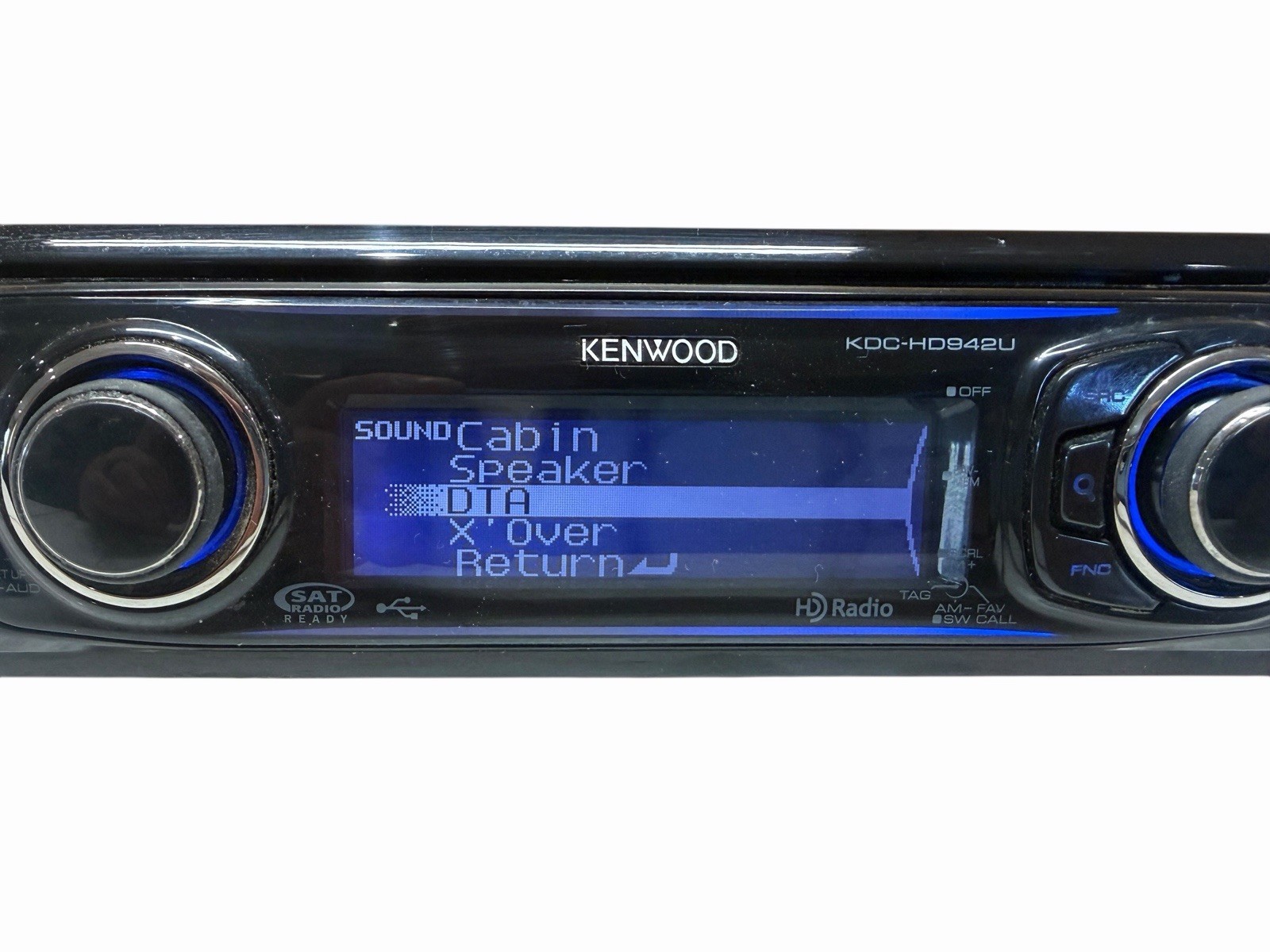 KENWOOD KDC-HD942U Audiophile CD PLAYER HD Built-In SAT USB AUX W Remote