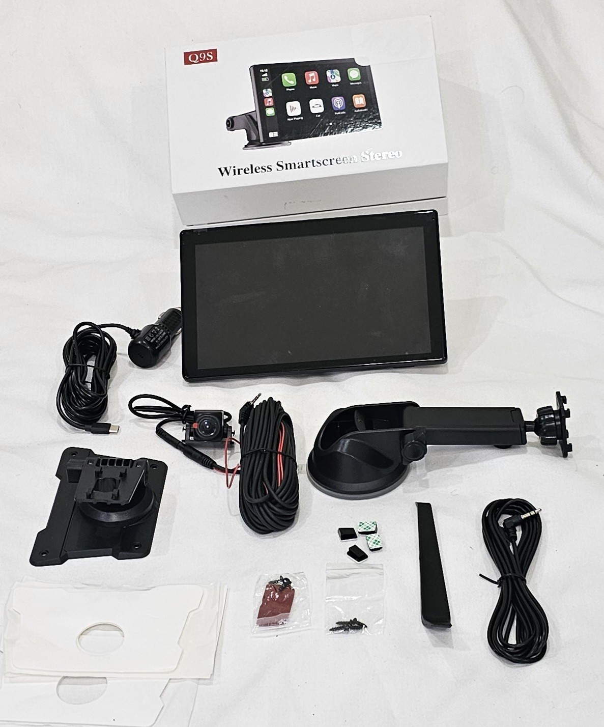 Hauxiy Q9S Wireless Smartscreen Stereo – CarPlay and Android Auto