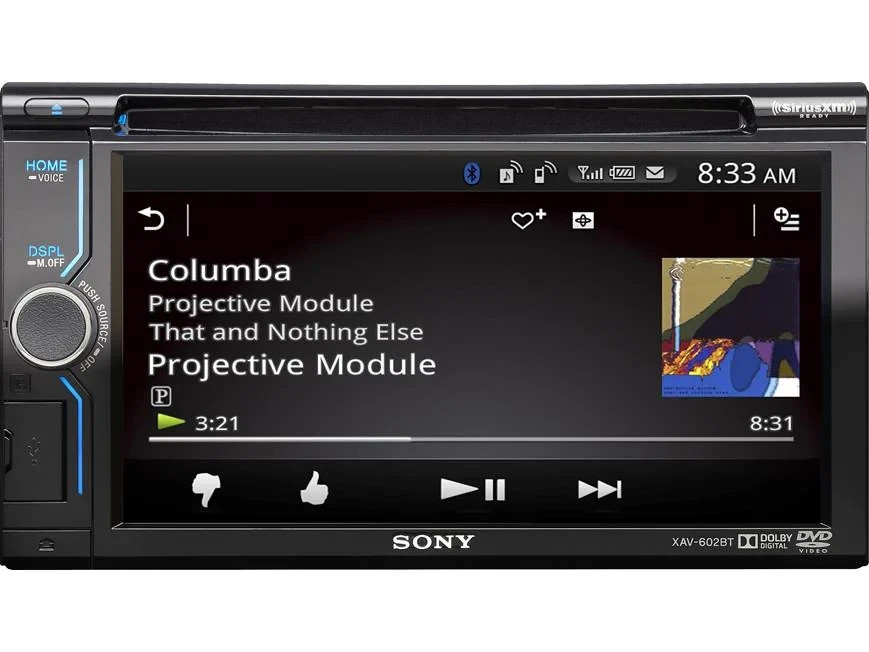 Sony XAV-602BT 6.1-Inch Detachable Touchscreen DVD CD Receiver