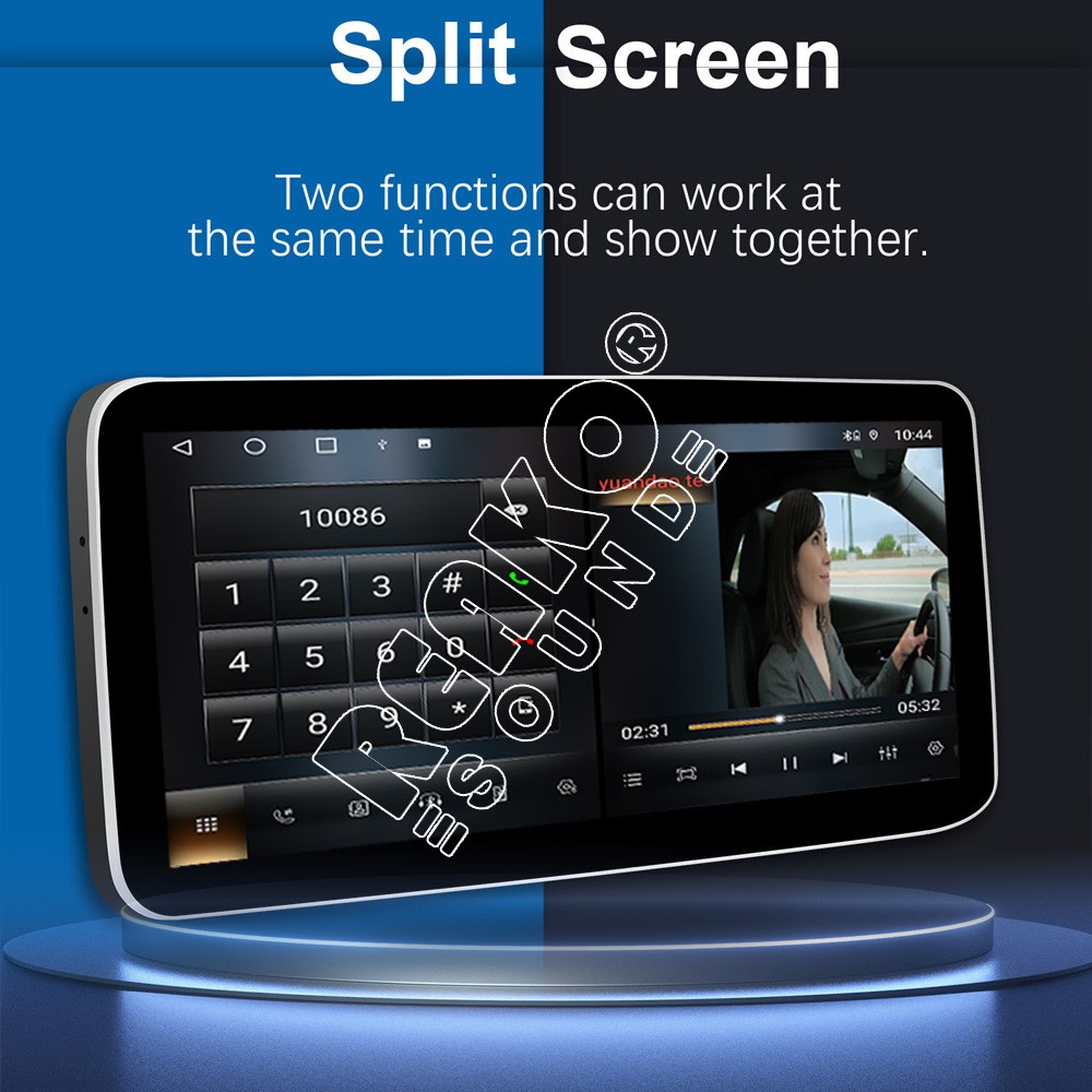 Android Apple Carplay GPS WiFi 10.1″ Double 2Din Touch Screen Car Stereo Radio
