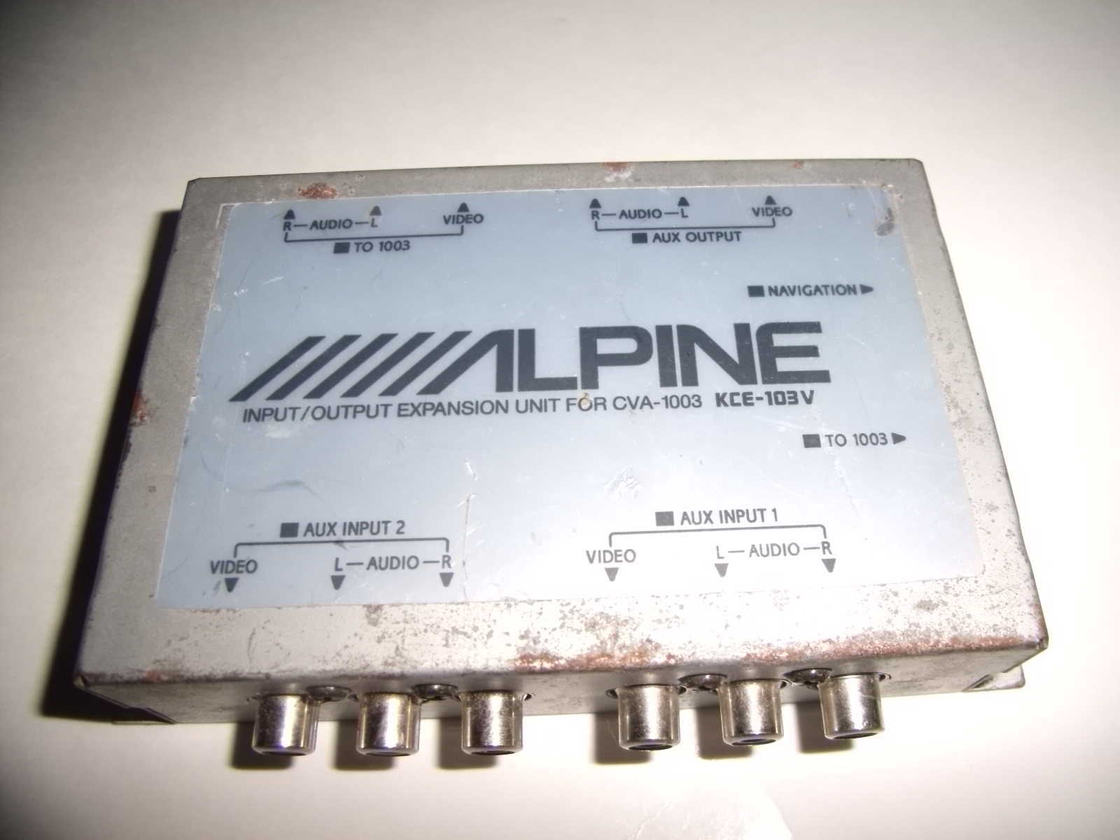 Alpine Input Output expansion unit for CVA-1003 model KCE-103V 12V DC