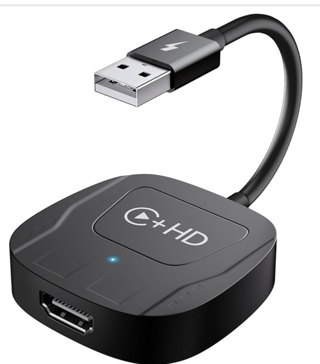 Wireless CarPlay Adapter for Apple,Plug and Play CarPlay Wireless