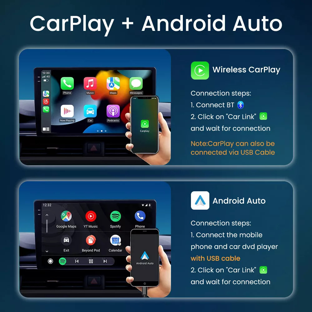 32GB Android 12 Car Radio Navi GPS Stereo For Chevrolet Camaro 2010-2015 +Camera