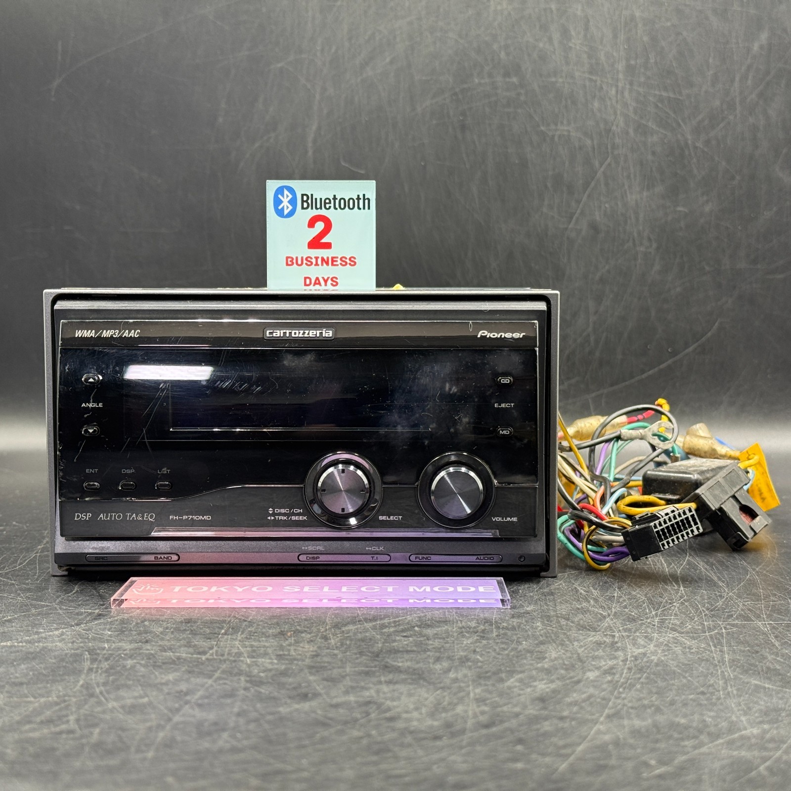 Carrozzeria Pioneer FH-P710MD 2DIN CD MDLP Player w/CD-IB10 iPod Adapter Tested