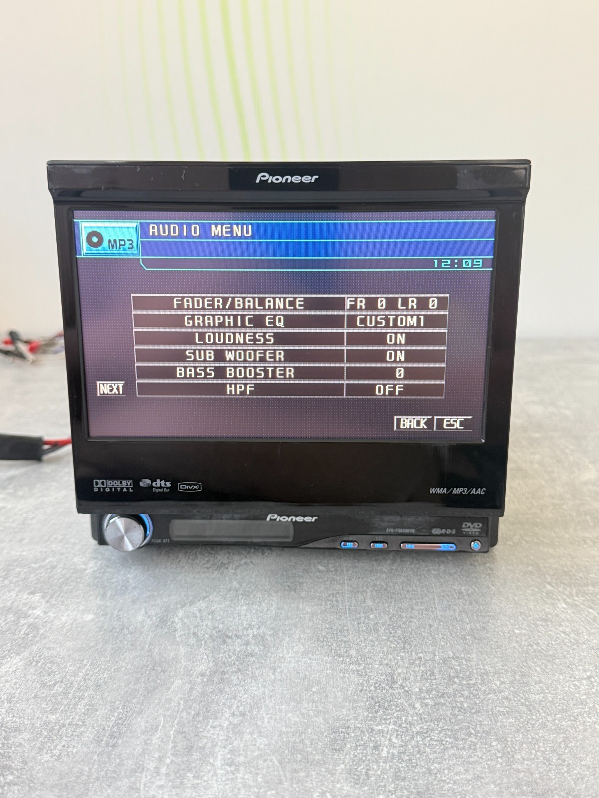 Pioneer AVIC-P5900DVD GPS Navigation DVD Head Unit Car Stereo Multimedia Receive