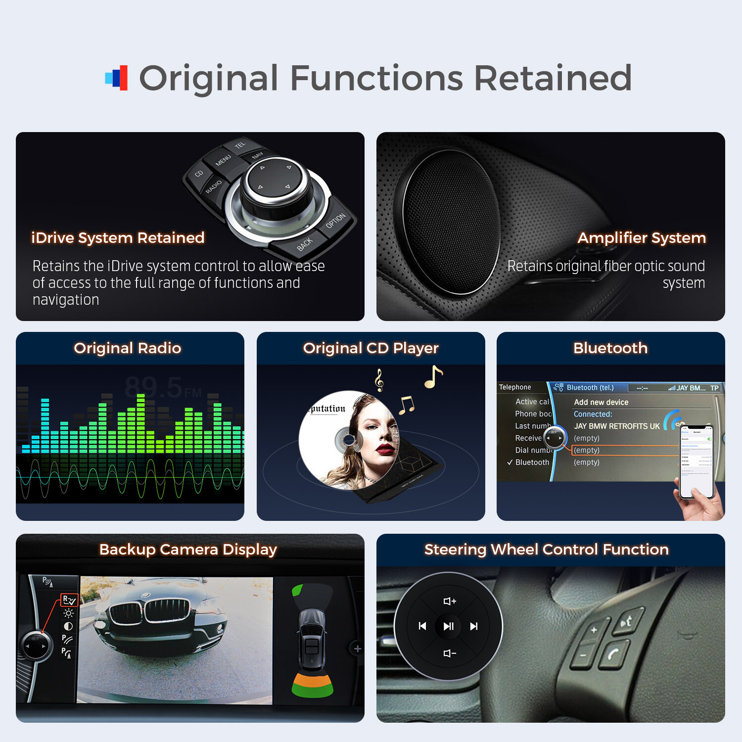For BMW X1 E84 CIC 12.3″ IPS Android 13 8-Core Car Play GPS Stereo Navi 4G WiFi