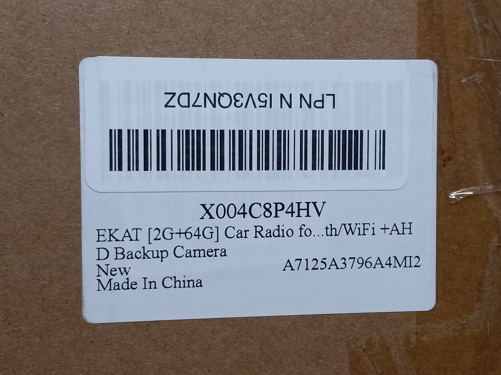 EKAT [2G+64G] Car Radio for Totyota Camry 2000-2003 Bluetooth/WiFi +AHD Camera