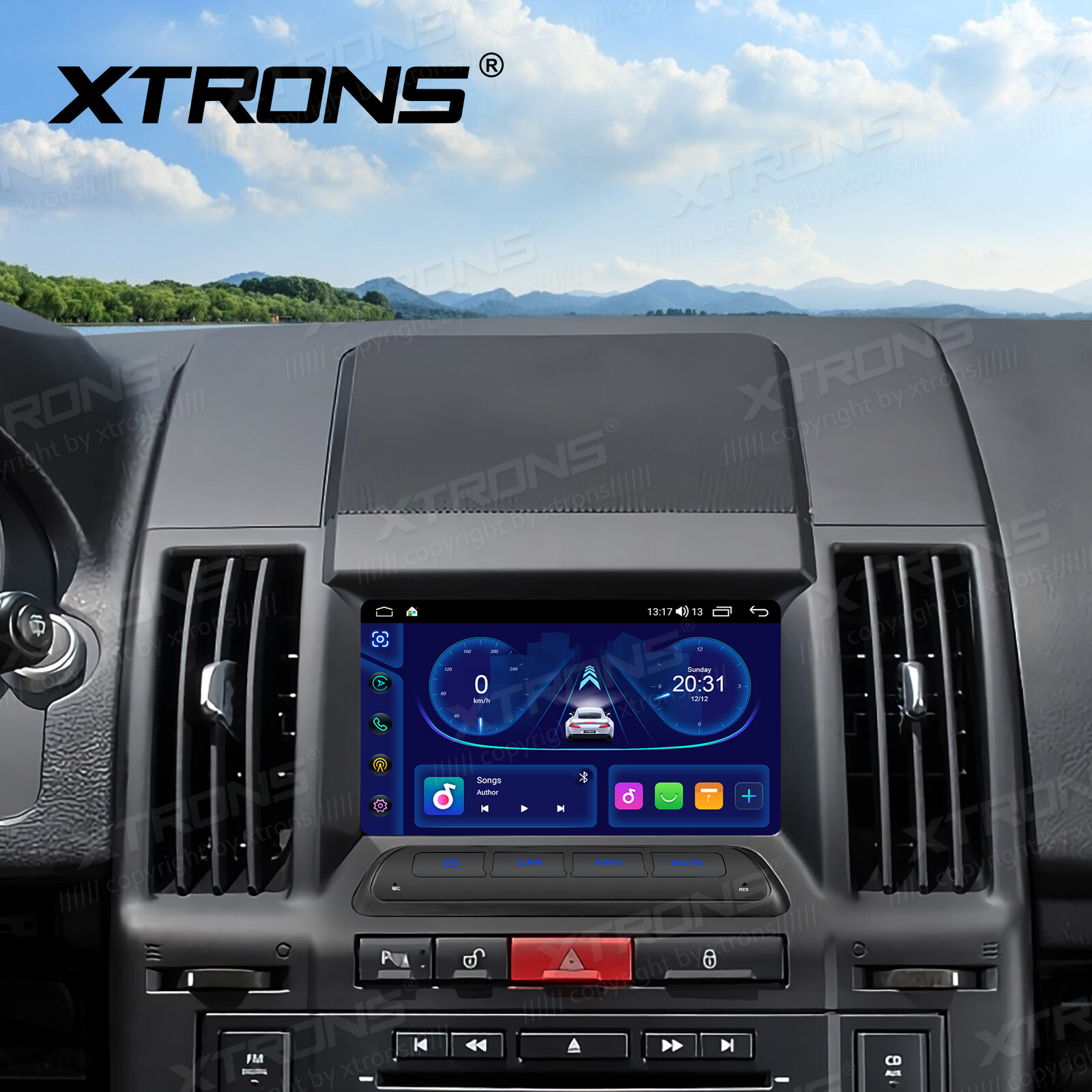 For Land Rover Freelander 2 2007-2012 Android 14 Car Stereo GPS CarPlay 4G 4+64G
