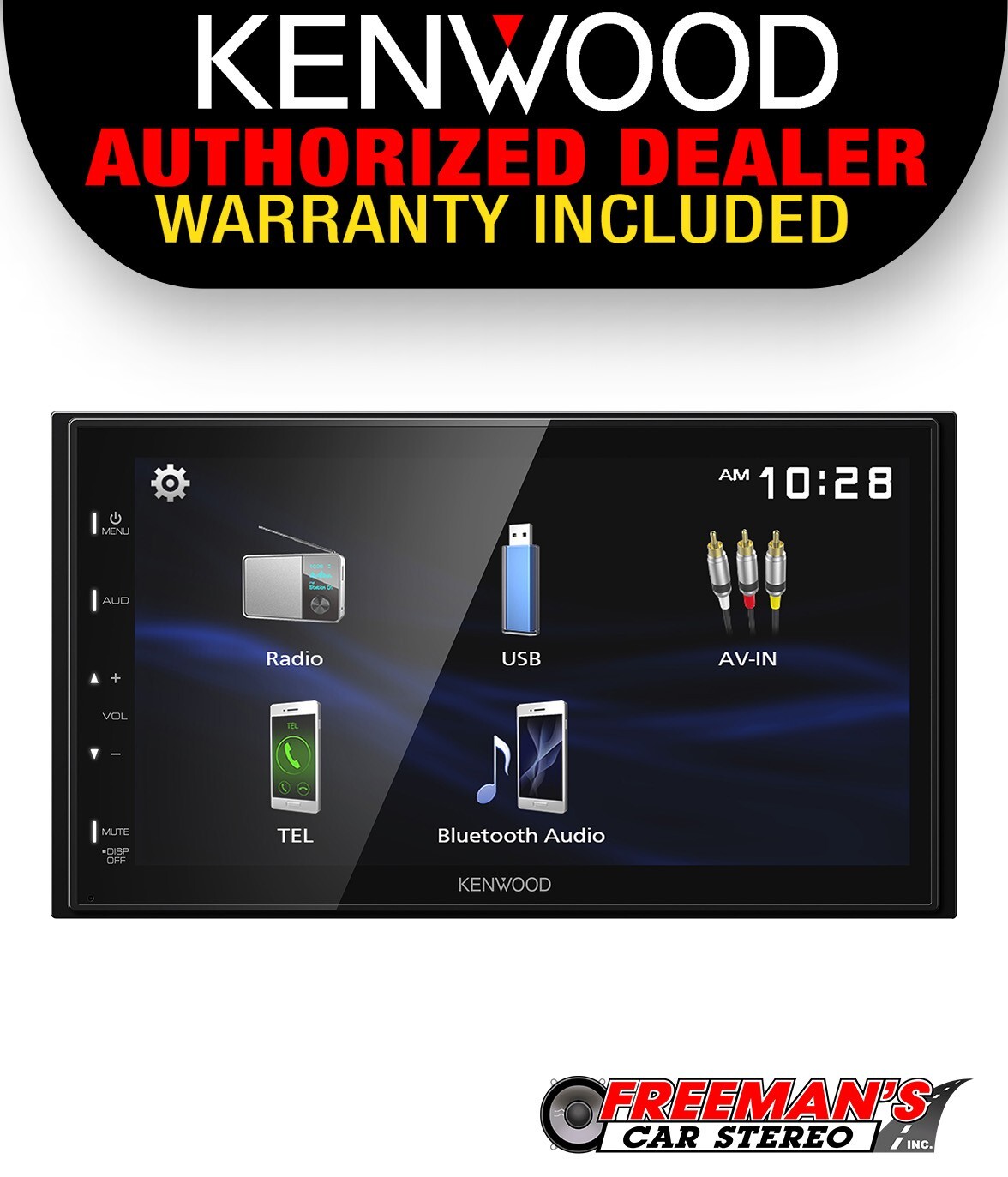 Kenwood DMX129BT 6.8″ Digital Media Car Stereo Receiver