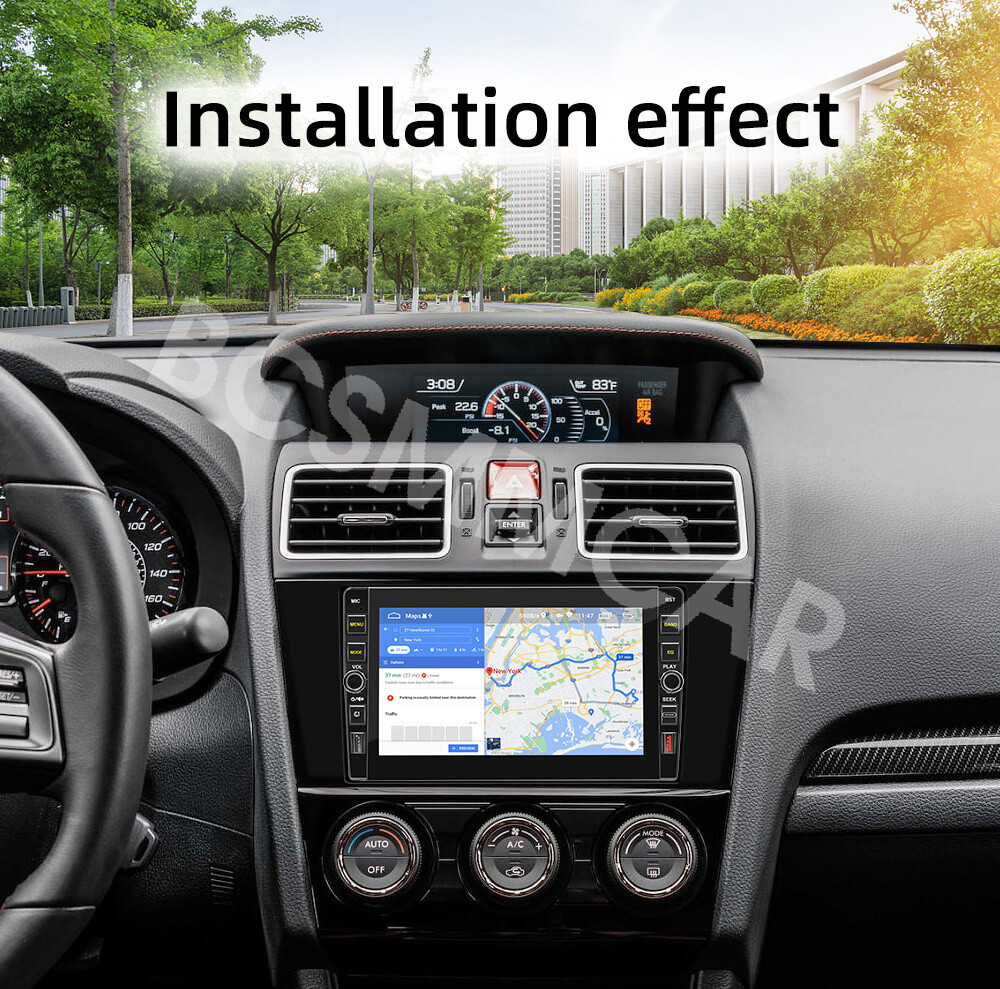 Stereo Radio 9in Car GPS Navigation Android 12 MP5 Player WIFI/FM/USB Head Unit