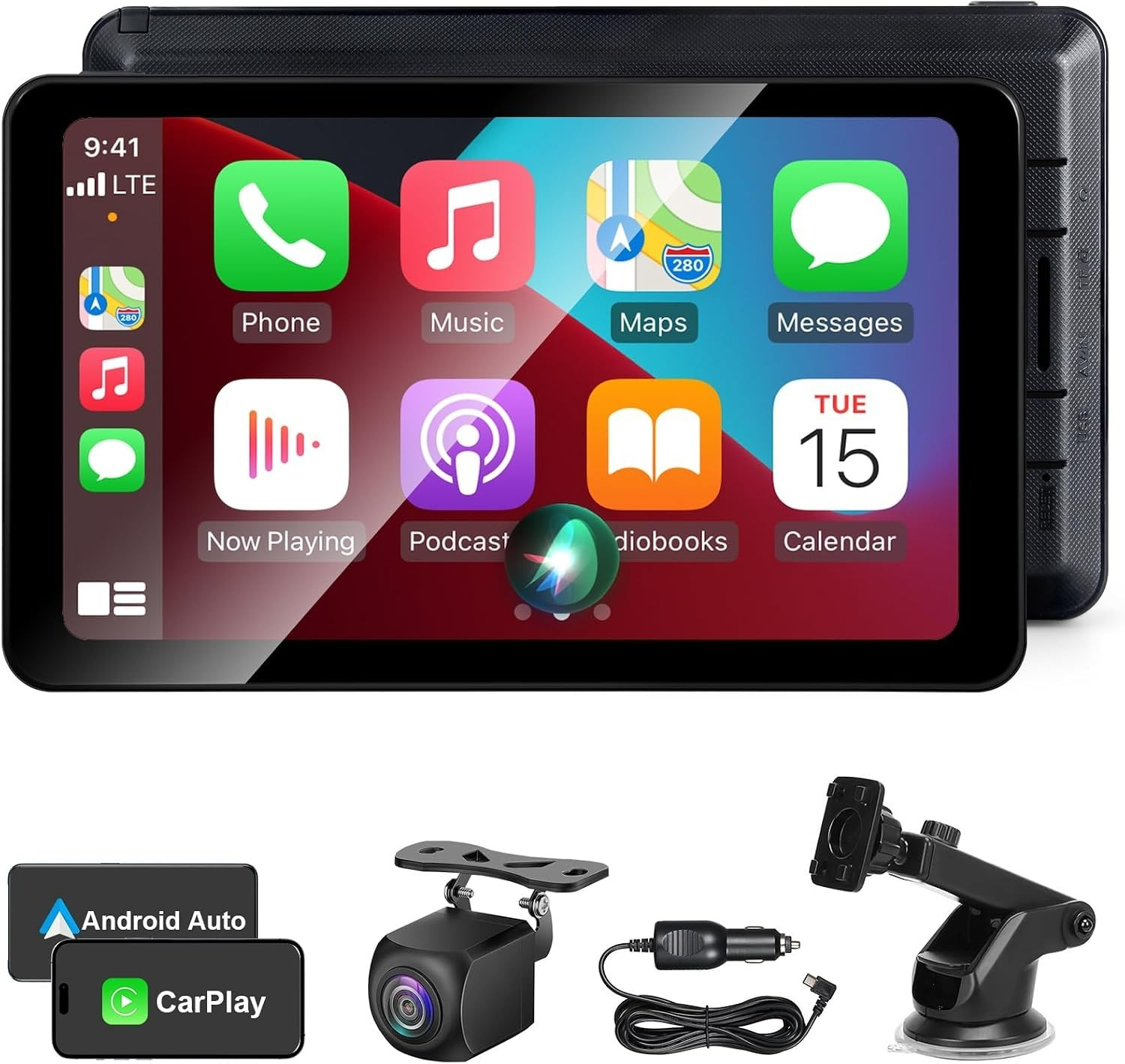7-Inch Wireless CarPlay & Android Auto Touchscreen for Enhanced Car Navigation
