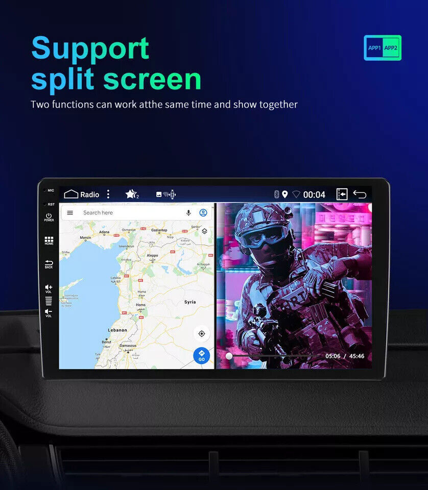 64GB Android 14 Carplay Car Radio GPS Stereo For Mitsubishi Outlander 2006-2012