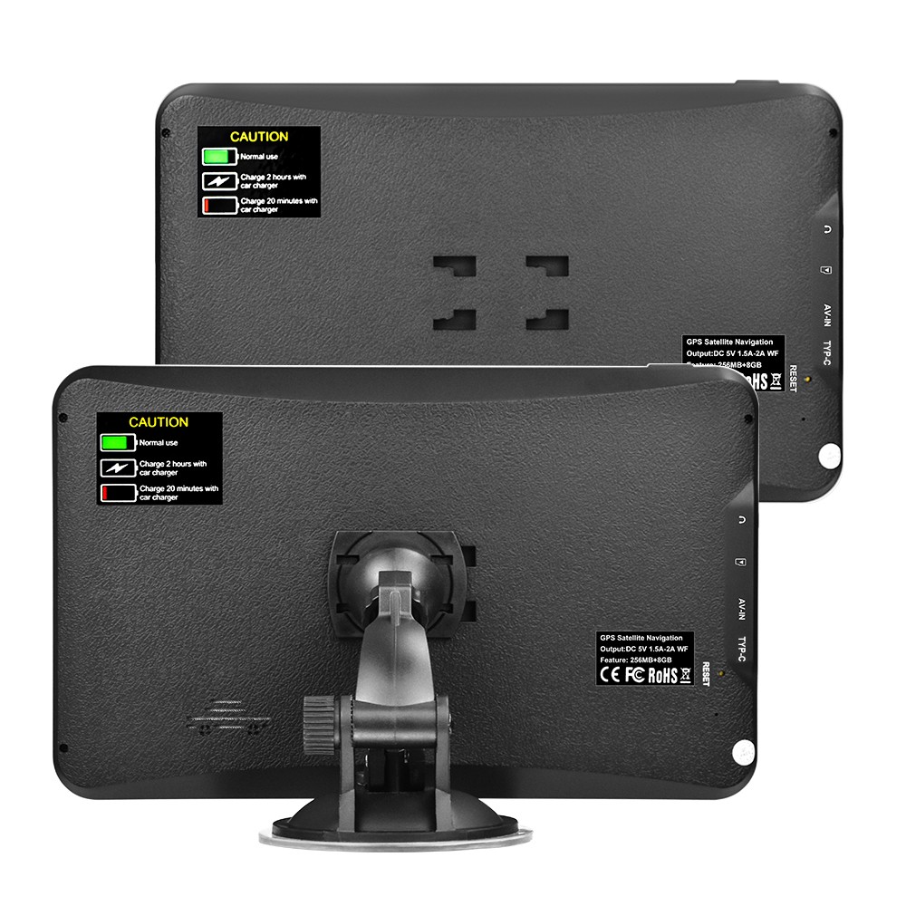 Gps Navigation for Car/Truck Touch Screen Maps w/ Spoken Direction 7″ Screen