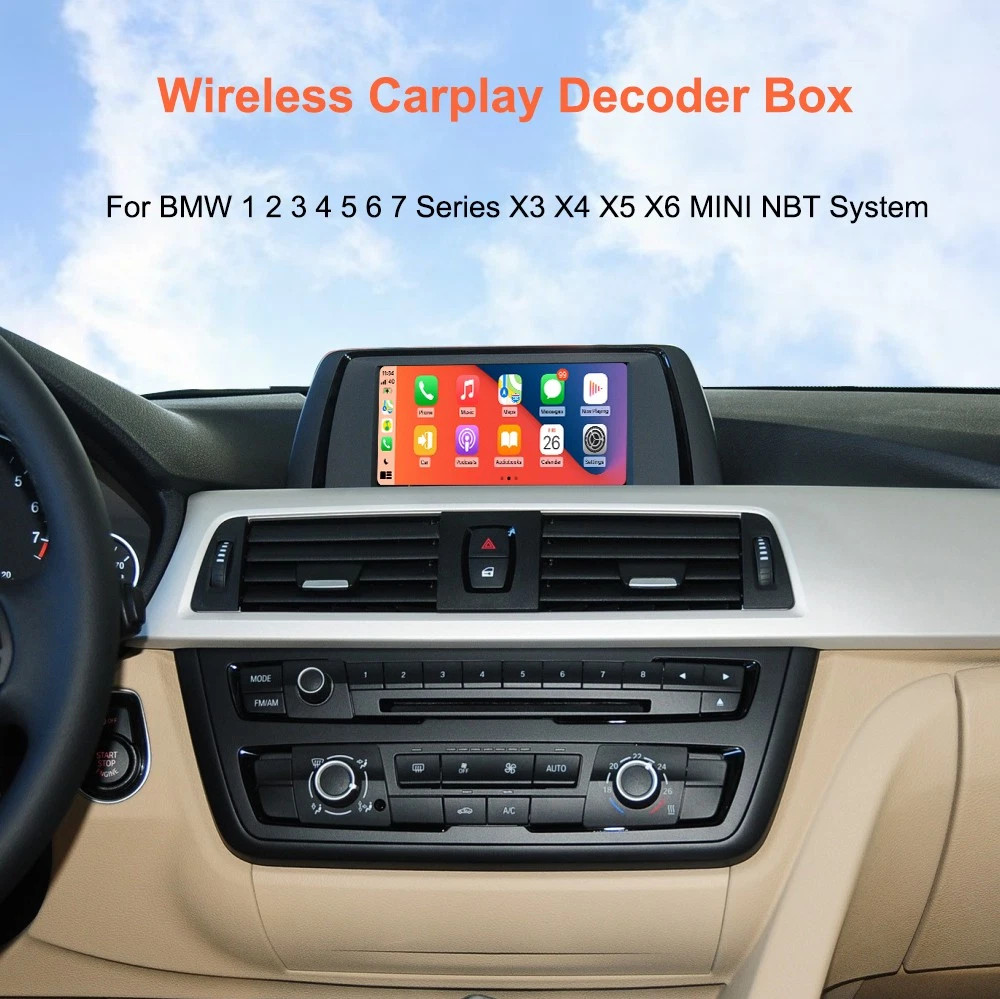Wireless CarPlay/Android Auto Module For BMW 1 2 3 4 5 Series X1 X3 X4 X5F20 NBT