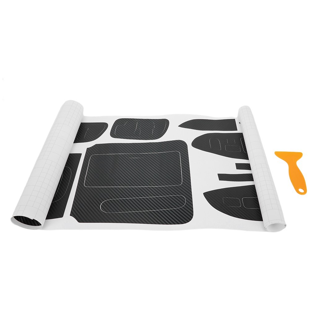 Interior Center Console Carbon Fiber Molding Sticker Decals For Accord 7th