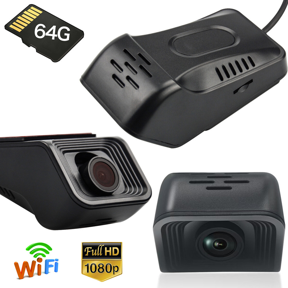 170° WiFi Dash Cam Recorder Car Camera HD 1080P Car DVR For Android Car Stereo