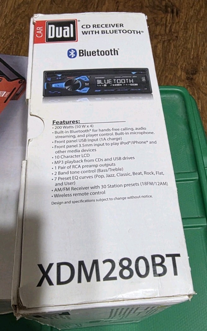 Duel car amplifier and cd receiver bluetooth