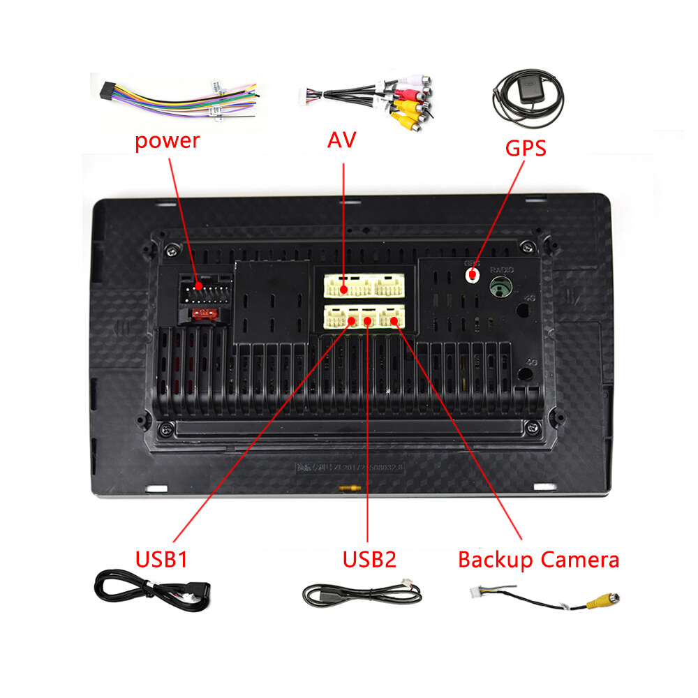 10.1″ Double 2 Din Car Stereo Radio Android 10 GPS Wifi Touch Screen MP5 Player