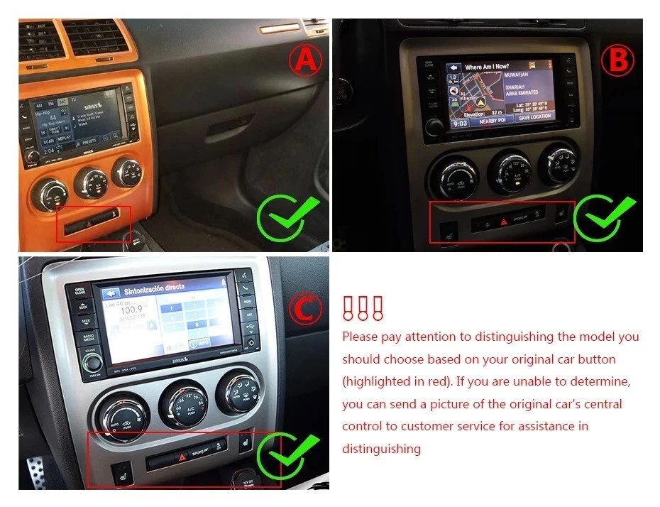 10.4″ 64GB Android Car Radio GPS Carplay Stereo For Dodge Challenger 2008~2014