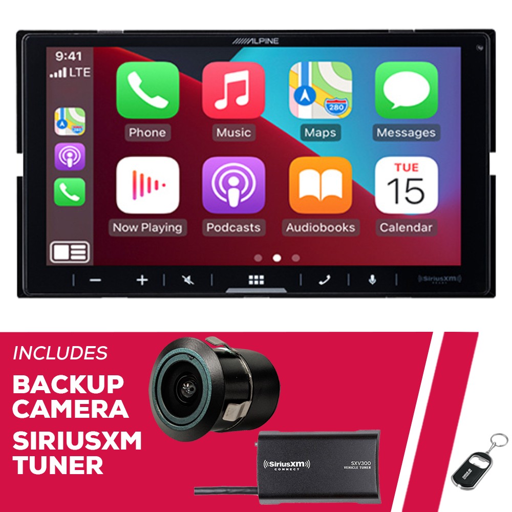 Alpine iLX-W670-M 6.75″ Receiver w/ SiriusXM Tuner and Back-Up Bullet Camera