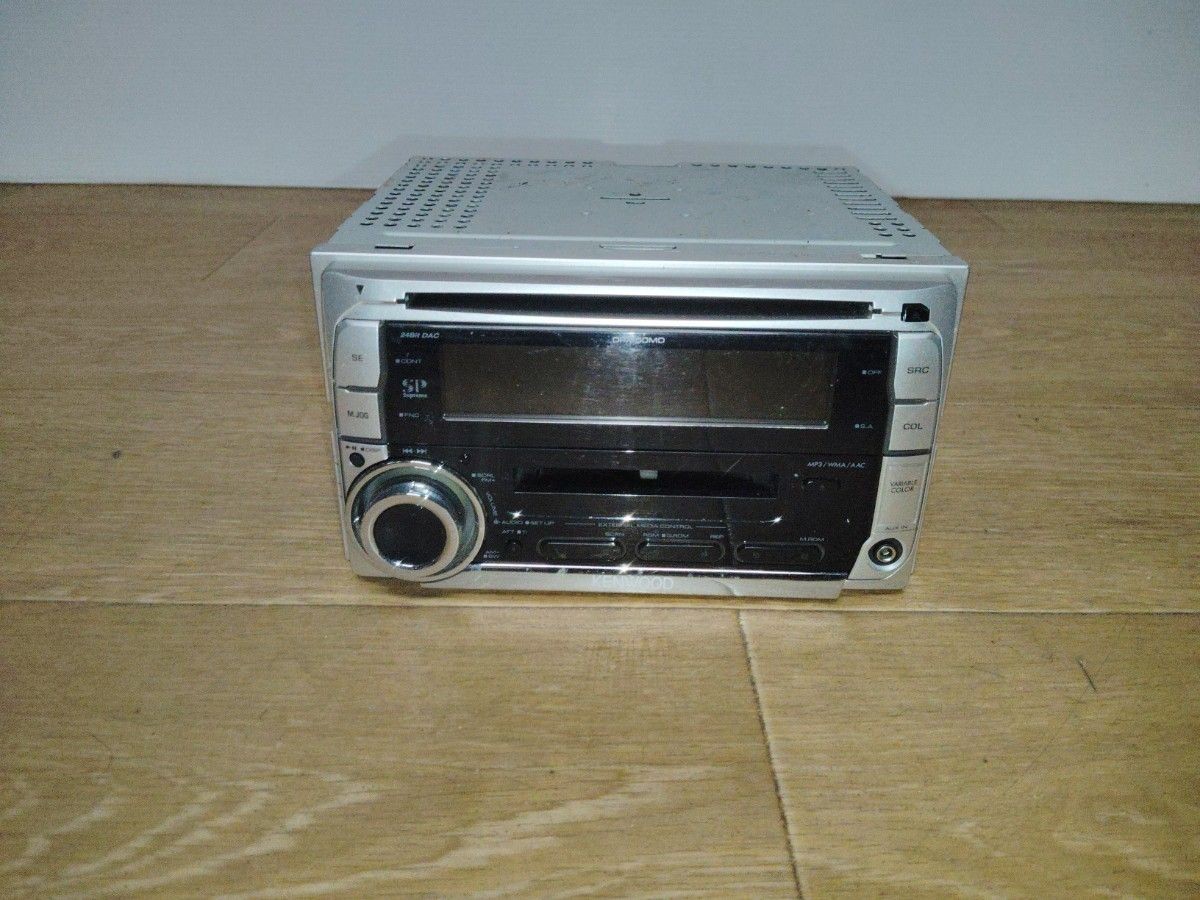 Tested Kenwood DPX-50MDS Silver 2DIN CD MD Player Car audio Stereo MDLP JDM