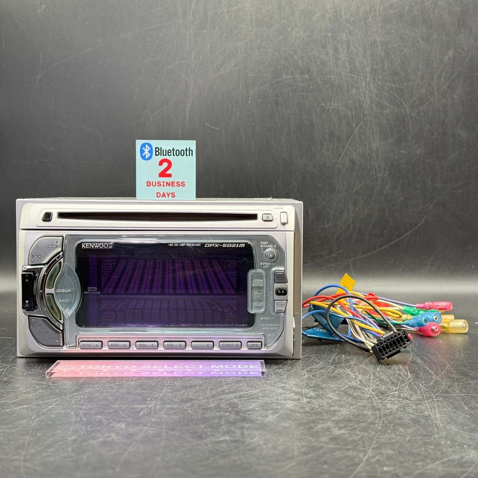 KENWOOD DPX-5021M Car Audio 2DIN CD MD DSP Working Tested JDM In Stock