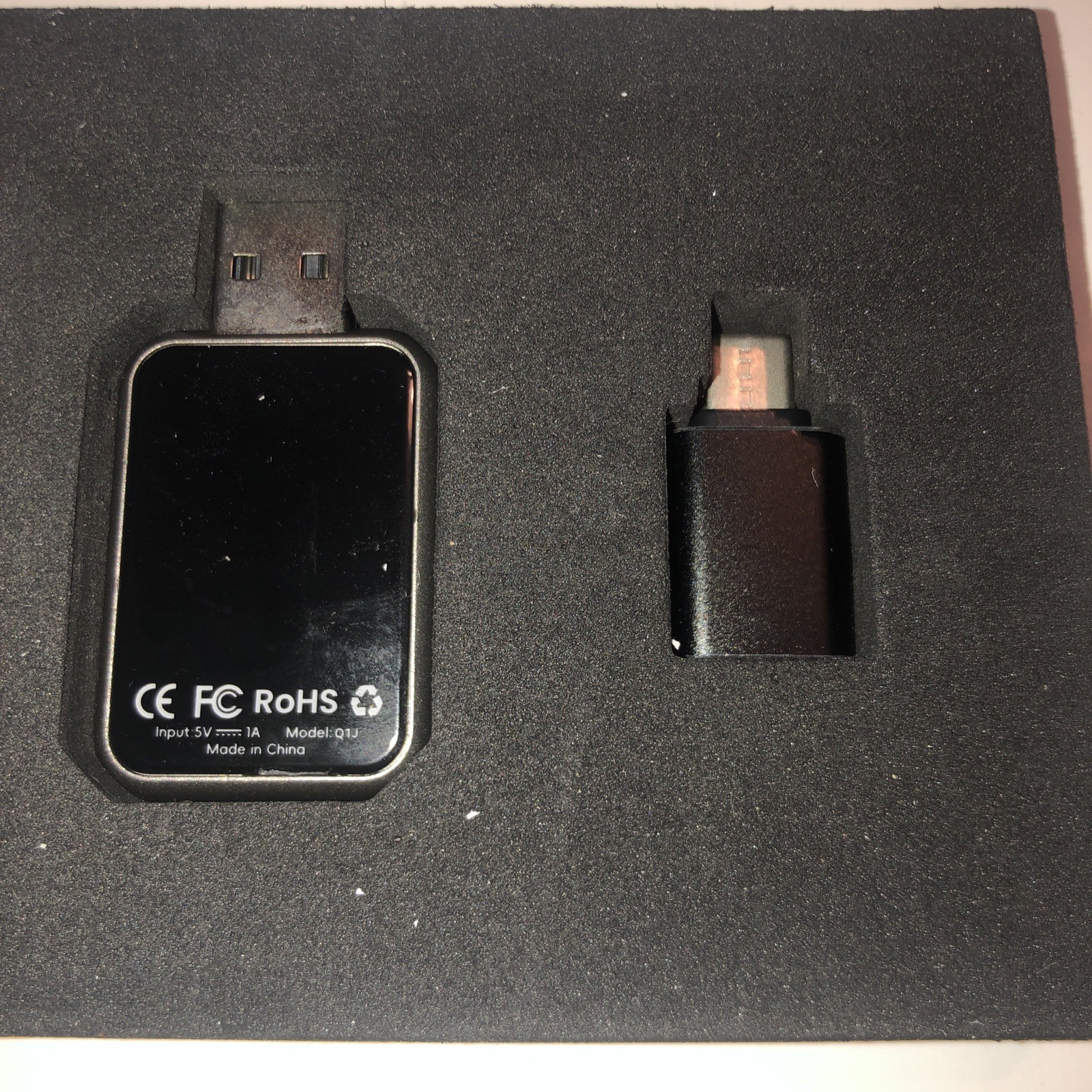 Wired to Wireless CarPlay & Android Auto Mini Adapter Auto Connect AI Box G1J AB