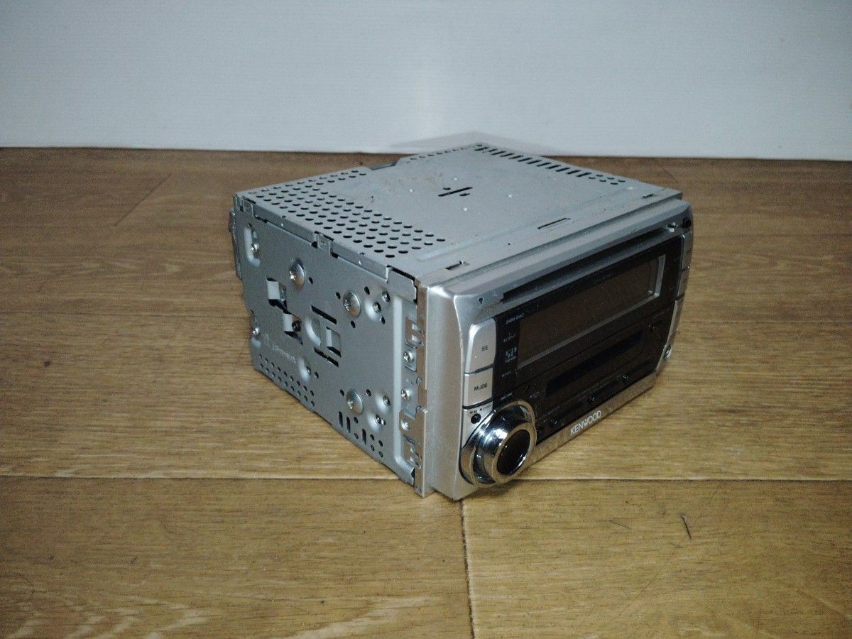 Tested Kenwood DPX-50MDS Silver 2DIN CD MD Player Car audio Stereo MDLP JDM