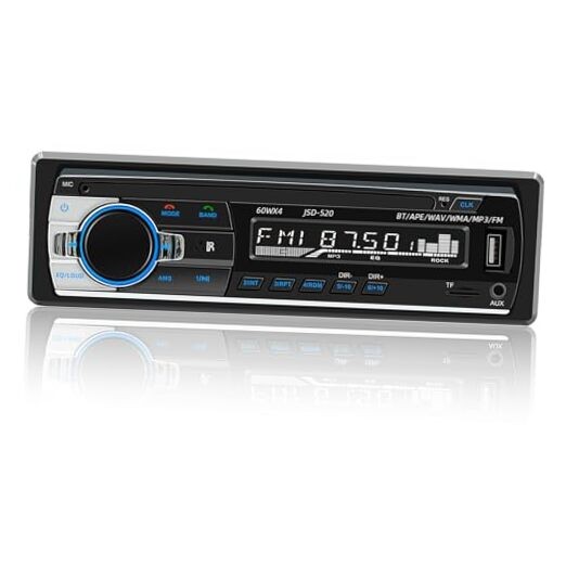 JSD-520 Car Stereo Audio Single Din Bluetooth Handsfree FM Radio Receiver USB