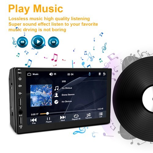 Car Radio For Apple/Andriod Carplay Car Stereo Touch Screen 2Din Camera
