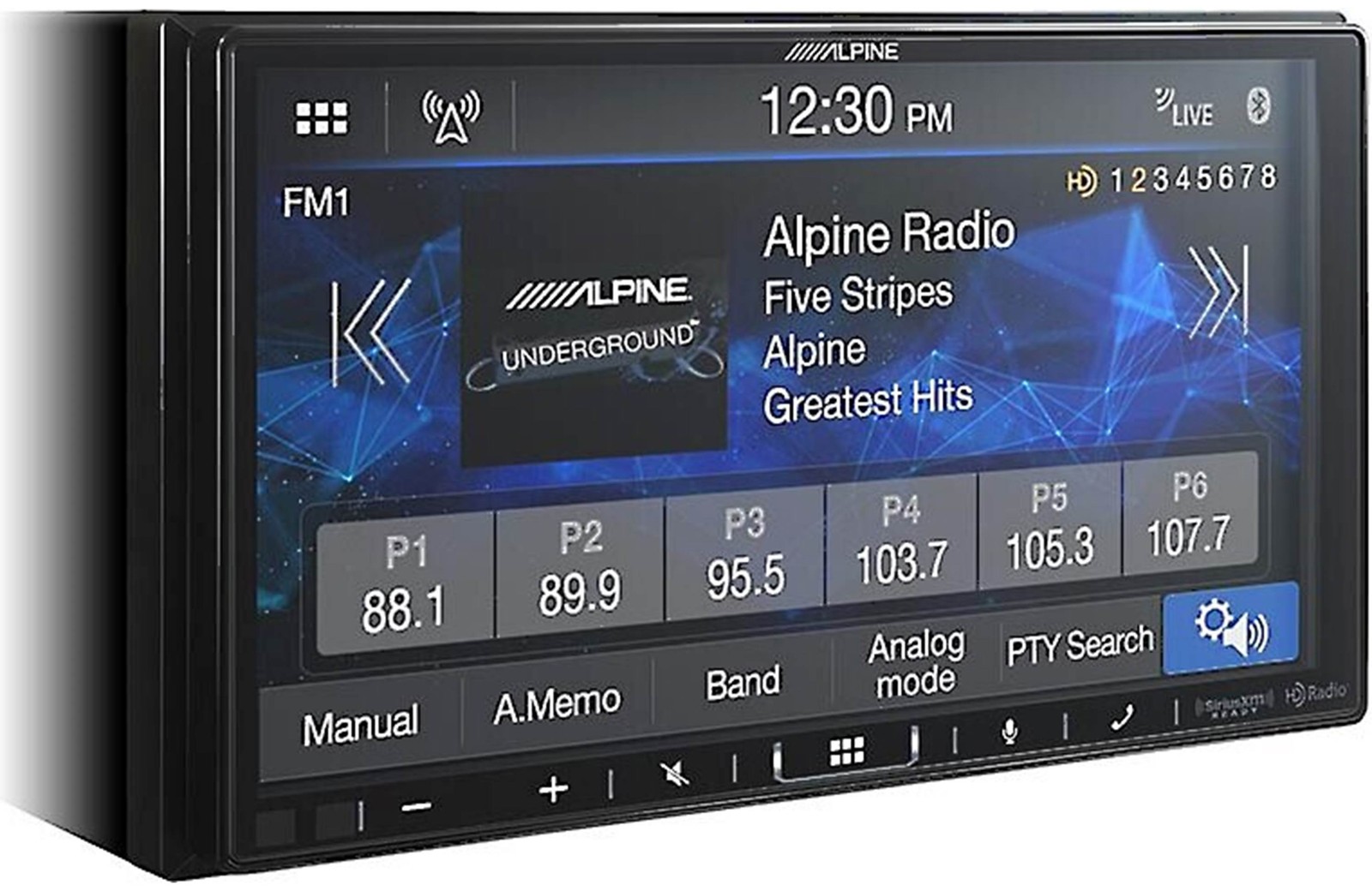 Alpine ILX-407 Digital 7″ Shallow-Chassis Multimedia Receiver with PowerStack