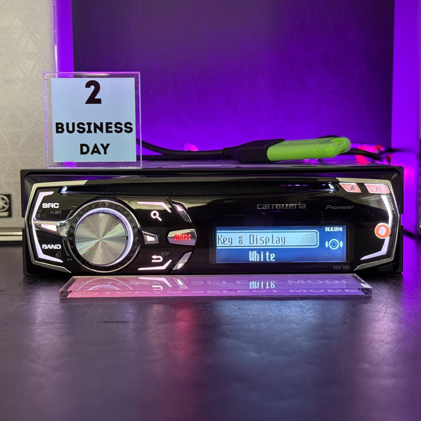 Pioneer Carrozzeria DEH-780 1Din Car Audio USB CD Player JDM Tested In Stock