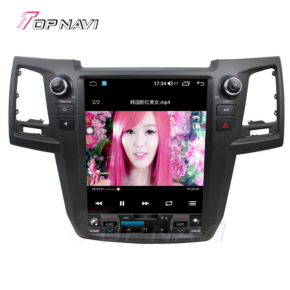 12.1Inch for Toyota Fortuner 2005-2015 Car GPS Navi Stereo 4G RDS Androind 14.0