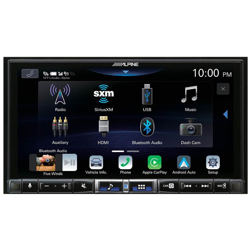 Open Box Alpine ILX-507 7″ Multimedia- No Disc Playback w/ CarPlay/Android Auto