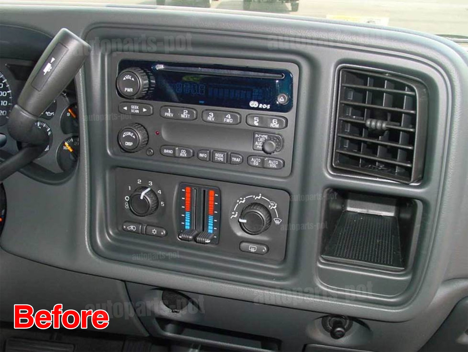 2003-2006 For GMC Sierra 1500 2500 3500 CarPlay Car Radio GPS Player Headunit