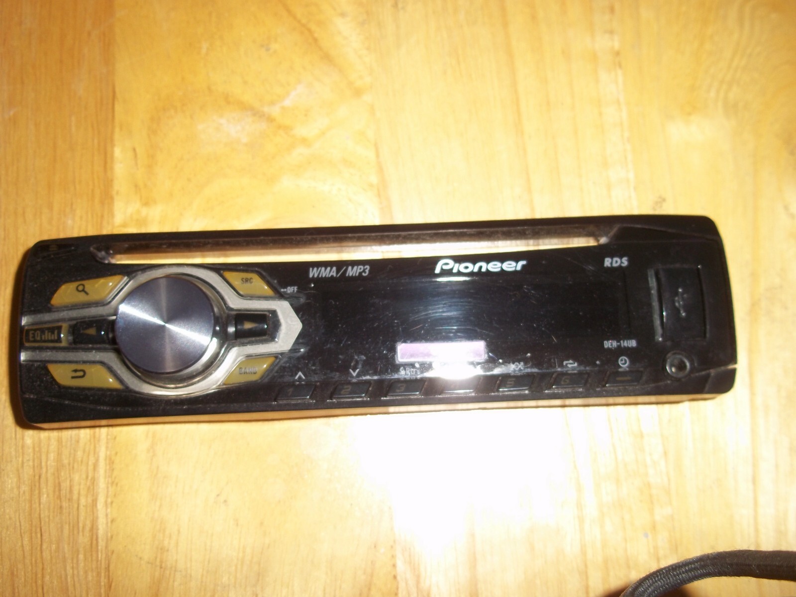 PIONEER DEH-14UB CD PLAYER FACEPLATE ONLY