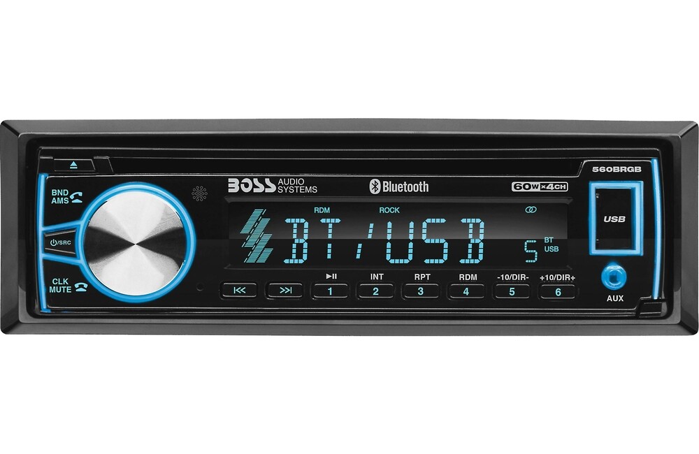 Boss ELITE 560BRGB Single DIN CD Receiver with Bluetooth