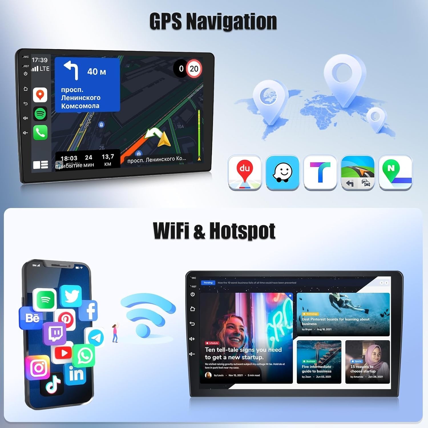 For TOYOTA VITZ 9″ Android Radio CarPlay Car Frame Harness Rear Camera 8CORE