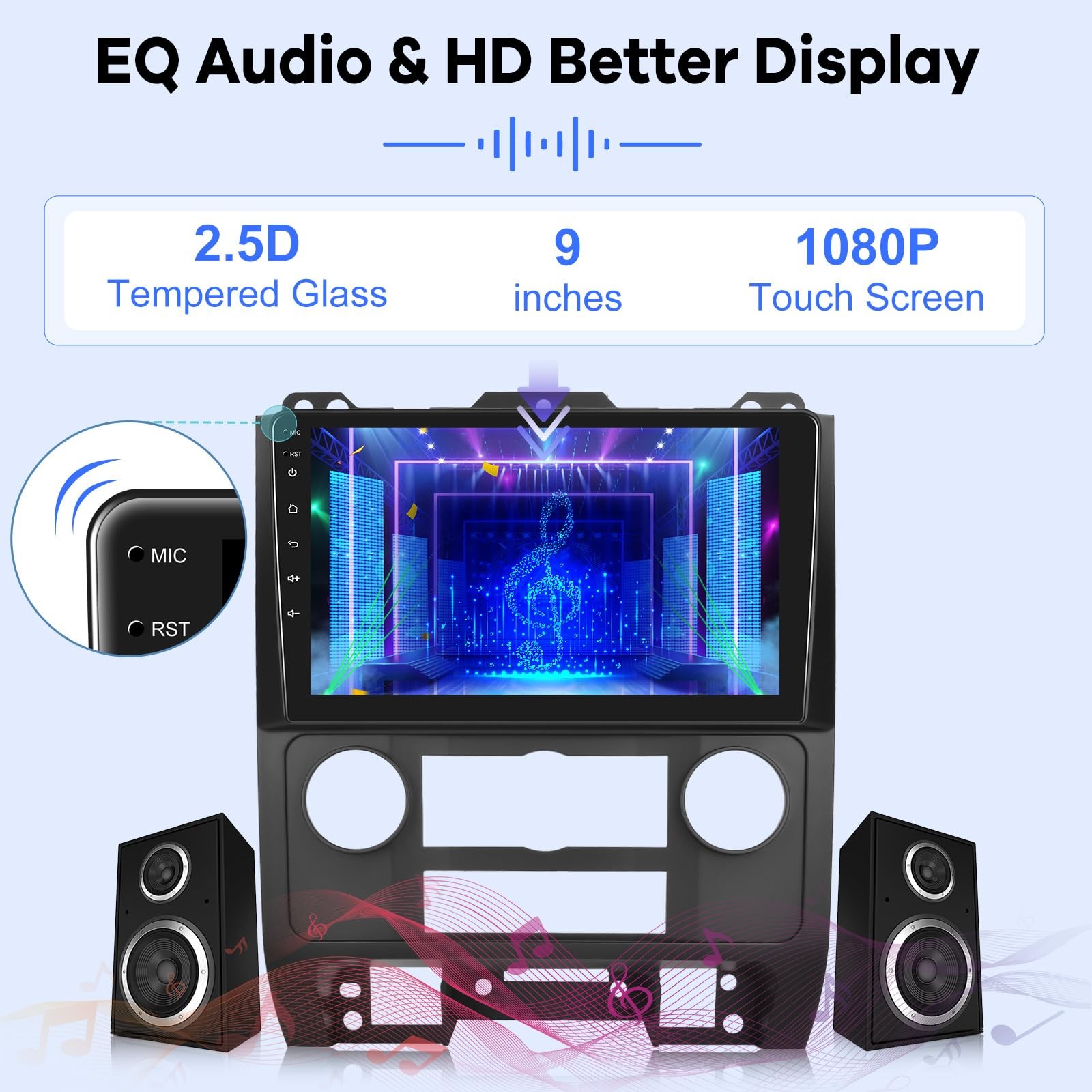 Ekat 2Gb64Gb Android Car Radio For Ford Escape Kuga Mazda Tribute 2007-2012 9