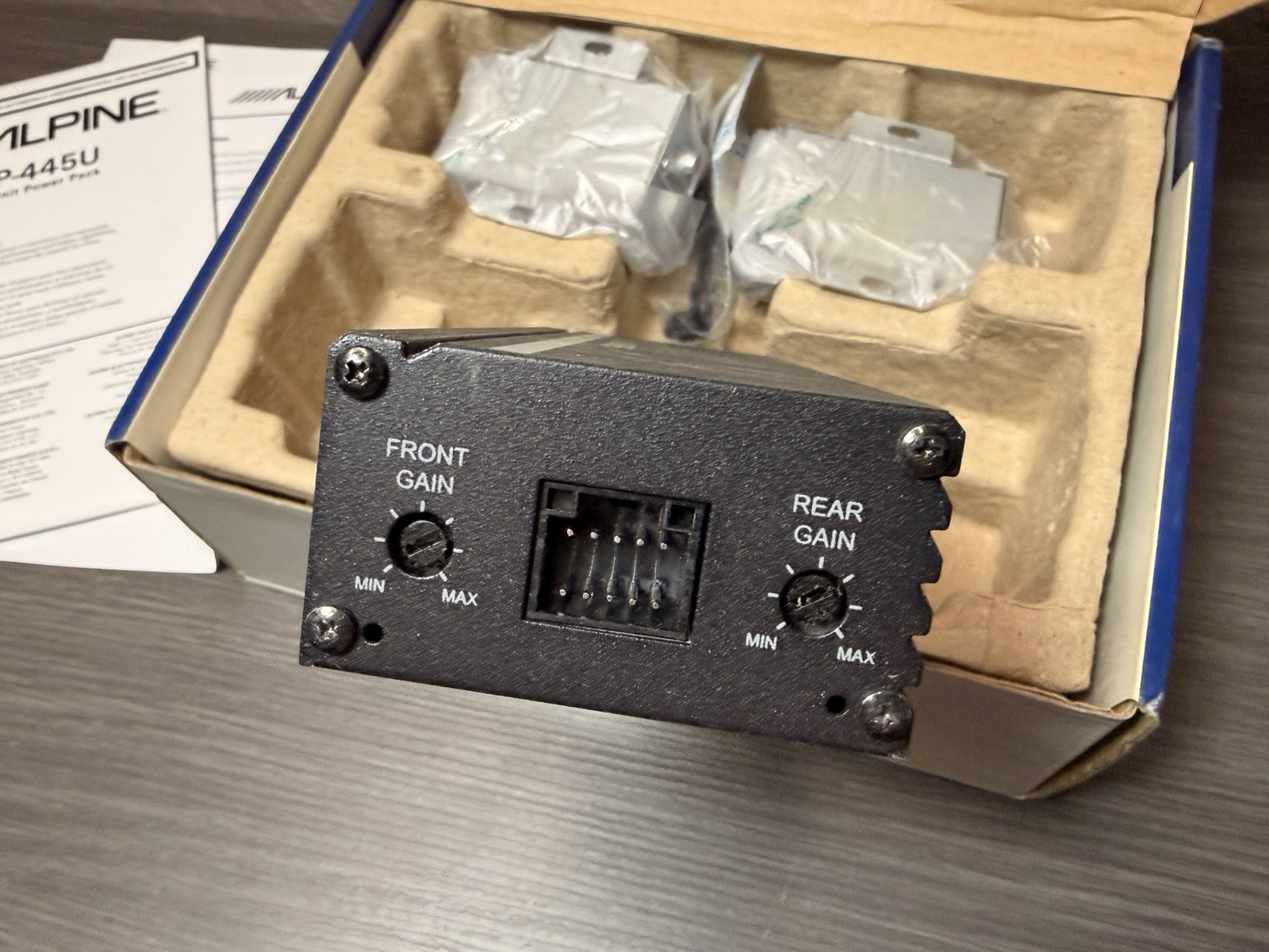 Alpine KTP-445U Universal 4-Channel 180W RMS Compact Car Audio Amplifier