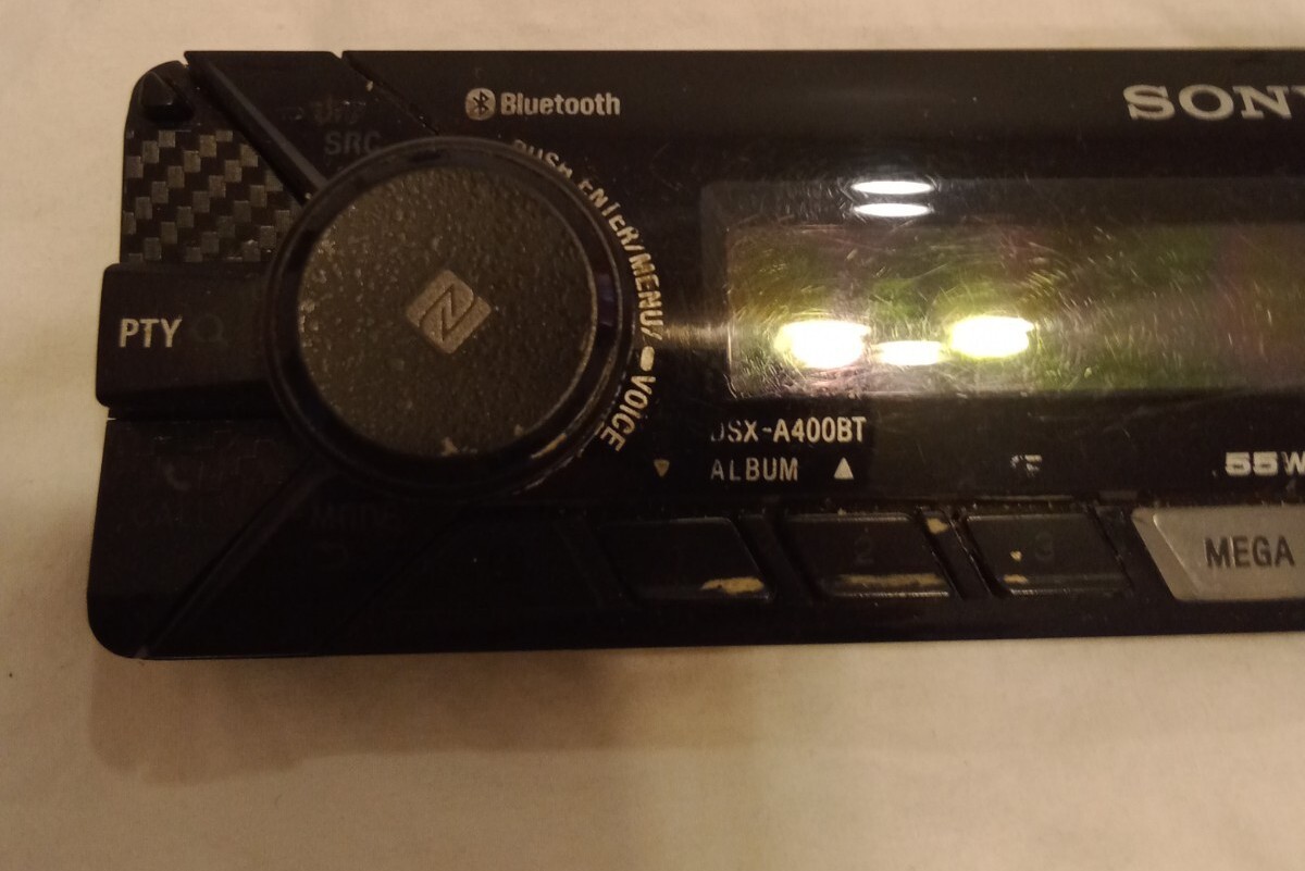 SONY DSX-A400BT FM/AM Digital MEDIA Bluetooth FACEPLATE Only ( Used).