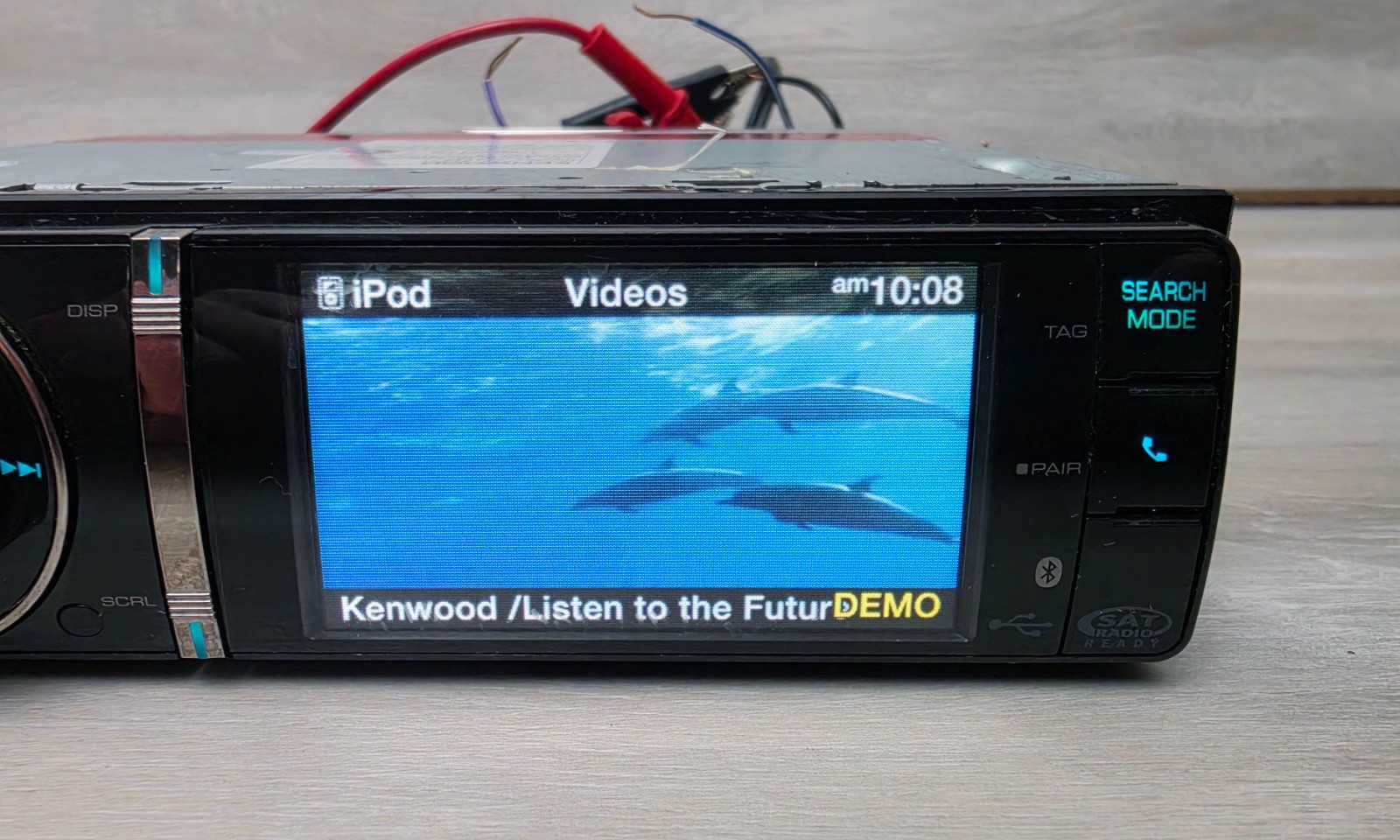 KENWOOD KIV-BT901 DIGITAL MEDIA RECEIVER CAR STEREO OLD SCHOOL FM RADIO IPOD